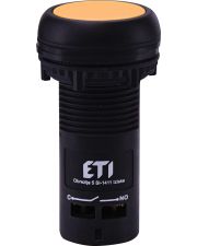 Моноблочна втоплена кнопка ETI 004771452 ECF-10-Y (1NO жовта)