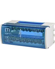 Распределительный клеммный блок ETI 001102301 EDB-211 2p L+PE/N 125A на 11 выходов