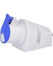 Настенный силовой разъем ETI 004482034 EZ-1632 IP44 (16A 230V 2P+PE)