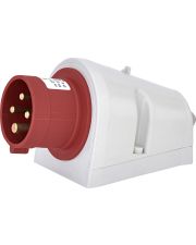 Настенная силовая вилка ETI 004482059 EP-1643 IP44 (16A 400V 3P+PE)