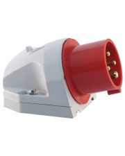 Угловая силовая вилка ETI 004482130 ER-1643 IP44 (16A 400V 3P+PE)