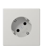 Розетка з накладкою Jung LS LS520-45LG світло-сірий