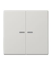 Двойная клавиша Jung LS LS995KO5LG с подсветкой светло-серый