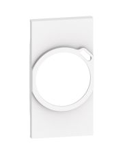 Лицевая панель электрической розетки с USB зарядкой Bticino Living Now KW63 на 2 модуля (белая)
