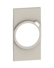 Лицевая панель электрической розетки с USB зарядкой Bticino Living Now KM63 на 2 модуля (песочная)
