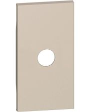 Лицевая панель TV розеток Bticino Living Now KM08M2 и кабельных выводов с 1 отверстием (песочная)