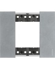 Рамка на 2 модуля Bticino Living Now KA4802NW (Немецкий/Итальянский стандарт) месяц