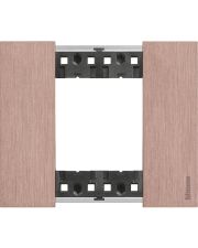 Рамка на 2 модуля Bticino Living Now KA4802ZM (Немецкий/Итальянский стандарт) медь