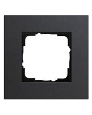 Рамка одноместная Gira Linoleum-Multiplex антрацит (0211226)