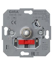 Димер для ламп накаливания Gira 60-200 Вт (030000)