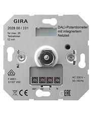 Потенциометр DALI со встроенным блоком питания Gira DALI (202800)