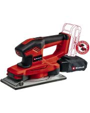 Акумуляторна вібраційна шліфмашина Einhell X-Change 18В 14000-22000об/хв з 3 шліфувальними аркушами (4460720)