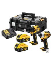 Набор из двух аккумуляторных бесщеточных электроинструментов DeWALT DCK2062M2T XR Li-lon 18В 2х4Ач