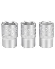 Набор торцевых головок Stanley FMMT17094-0 Maxi Drive с шестигранным профилем 3шт 17мм 18мм 19мм