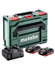Набор аккумуляторов Metabo LiHD 4Ач 2шт ASC 145 1шт и MetaBOX 145 (685130000)
