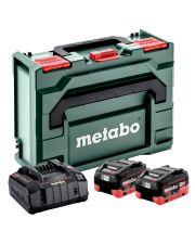 Набор аккумуляторов Metabo LiHD 8Ач 2шт ASC 145 1шт и metaBOX 145 (685131000)