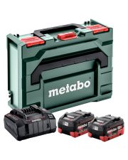 Набор аккумуляторов Metabo LiHD 10Ач 2шт ASC 145 1шт и MetaBOX 215 (685142000)