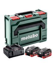 Набор аккумуляторов Metabo LiHD 5,5Ач 2шт ASC 145 и MetaBOX 145 (685077000)