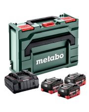 Набор аккумуляторов Metabo LiHD 5,5Ач 3шт ASC 145 и MetaBOX 145 (685069000)