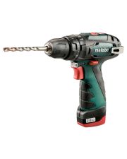 Акумуляторний ударний дриль-шуруповерт Metabo PowerMaxx SB 10,8В 2xLi-Power 2,0Аг 0-360/0-1400 об/хв LED (600385500)