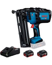 Гвоздозабиватель Bosch GNH 18V-64M+2x аккумуляторы 18 В ProCORE 4 Ач+LBoxx (0601481003)