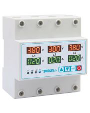 Реле контролю фаз та струму TOSUNlux  TDP2-3 100А 3NO 380В (6931934235579)