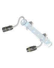 Архітектурний світильник Ledel L-line A 0,25 (800115) 4,5Вт Д R 33-38В DC IKVII-11 01 IP66 червоний