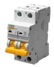 Автоматичний вимикач UEC SB-M8 2P 20A B 4,5кA (MCB45-2-020-B)