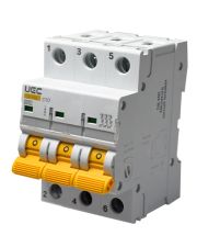 Автоматический выключатель UEC SB-M8 3P 10A C 4,5кA (MCB45-3-010-C)