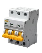 Автоматичний вимикач UEC SB-M8 3P 16A C 4,5кA (MCB45-3-016-C)