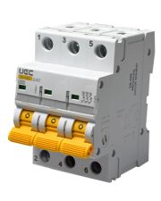 Автоматичний вимикач UEC SB-M8 3P 40A D 4,5кA (MCB45-3-040-D)