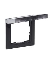Рамка 1-постовая IP44 Legrand SUNO (чорный) 721444