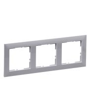 Рамка 3-постовая Legrand SUNO (серый) 721543