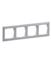 Рамка 4-постовая Legrand SUNO (серый) 721544