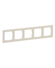 Рамка 5-постовая Legrand SUNO (слоновая кость) 721585