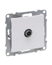 Розетка TV проходная 14dB Legrand SUNO (белый) 721165