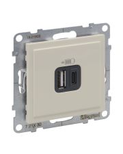 Розетка USB тип А+C 12Вт+15Вт 5В Legrand SUNO (слоновая кость) 721230
