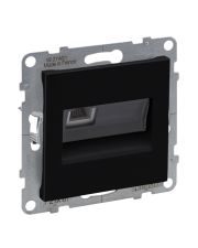 Розетка телефонная RJ11 Legrand SUNO (чорный) 721461
