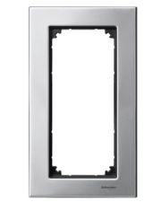 Подвійна рамка без перегородки M-ELEGANCE metal платина Merten (475860)