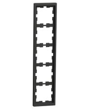 Пятиместная рамка Schneider Electric D-Life антрацит (MEG4050-6534)