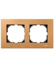 Рамка двойная M-ELEGANCE wood бук Merten (MEG4052-3470)