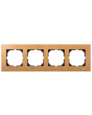 Рамка четырехместная M-ELEGANCE wood бук Merten (MEG4054-3470)