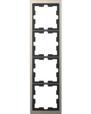 Четырехместная рамка Schneider Electric D-Life никель (MEG4040-6550)
