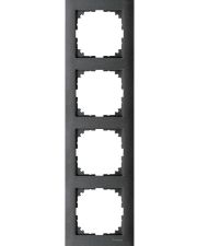 Четырехместная рамка Schneider Electric M-PURE антрацит (MEG4040-3614)