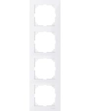 Четырехместная рамка Schneider Electric M-PURE полярно-белая (MEG4040-3619)