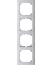Чотиримісна рамка Schneider Electric M-PURE алюміній (MEG4040-3660)