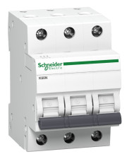 Автоматический выключатель Schneider Electric K60N 3P 63A C 6кA (A9K02363)