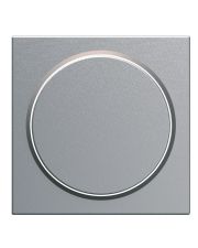 Накладка для поворотного светорегулятора Lumina/Gallery, серебряная