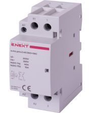Модульный контактор E.Next e.mc.pro.2.40.1NO+1NC, 2р, 40А, 1NO+1NC, 220В (p005226)