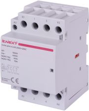 Модульный контактор E.Next e.mc.pro.4.40.2NO+2NC, 4р, 40А, 2NO+2NC, 220В (p005230)